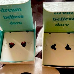 Origami owl Minnie and Mickey Mouse earrings